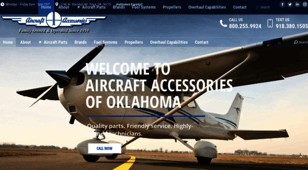 aircraftaccessoriesofok.com