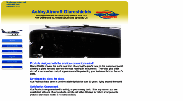 aircraftglareshield.com