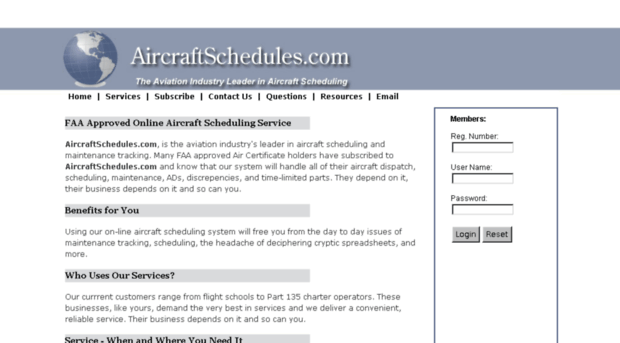 aircraftschedules.com