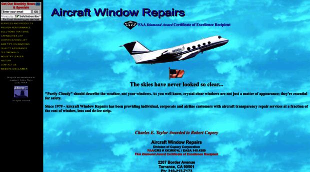 aircraftwindowrepairs.com