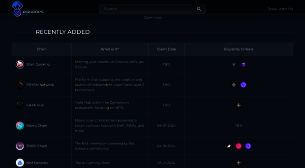 airdrops.one