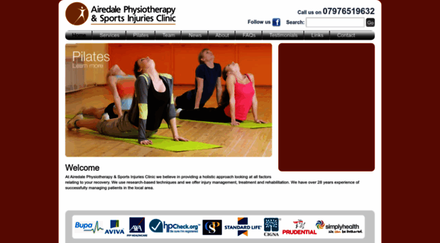 airedalephysioclinic.co.uk