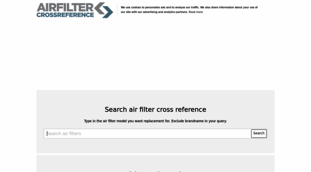 airfilter-crossreference.com