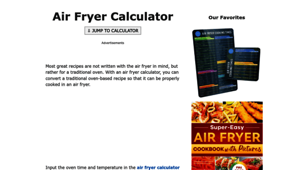 airfryercalculator.com