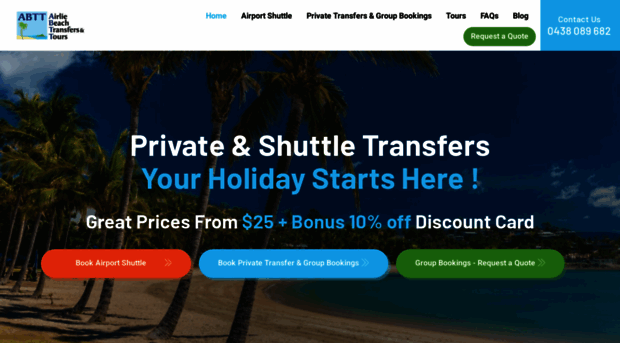 airliebeachtransfers.com