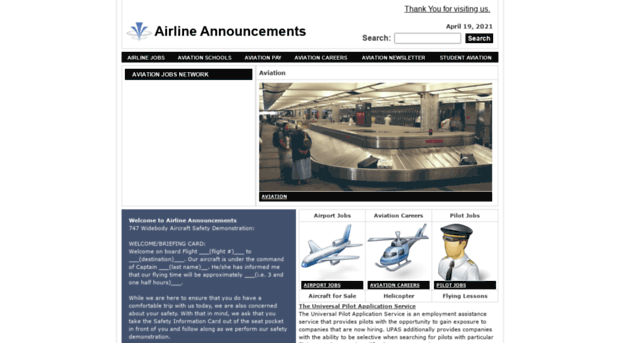 airlineannouncement.com