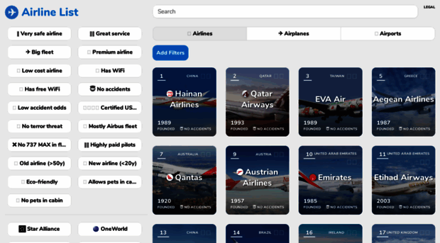 airlinelist.co