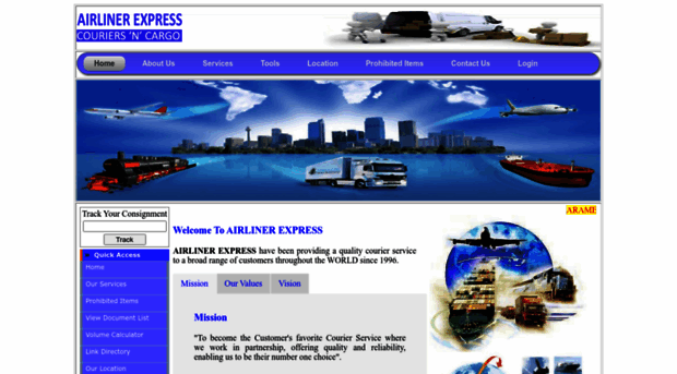 airlinerexpress.com