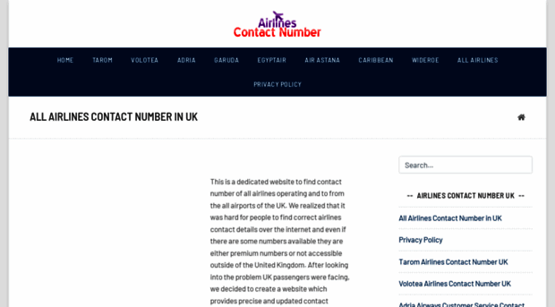 airlinescontactnumber.co.uk