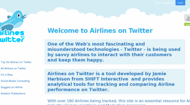 airlinesontwitter.com