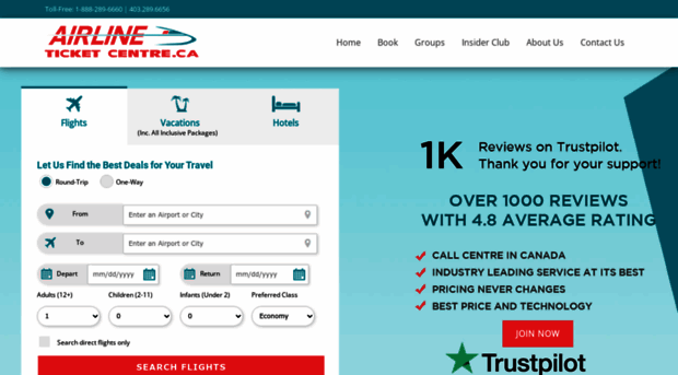 airlineticketcentre.ca