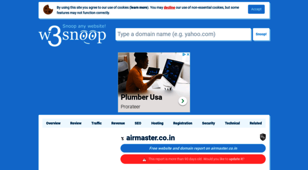 airmaster.co.in.w3snoop.com