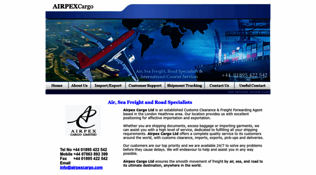 airpexcargo.com