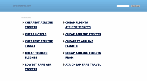 airplanefares.com