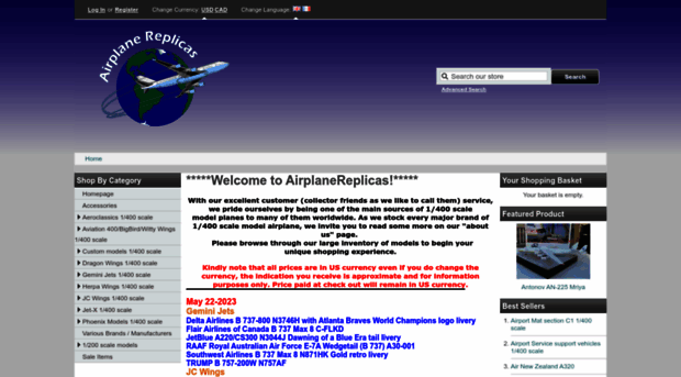 airplanereplicas.com