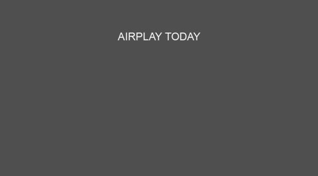 airplaytoday.com