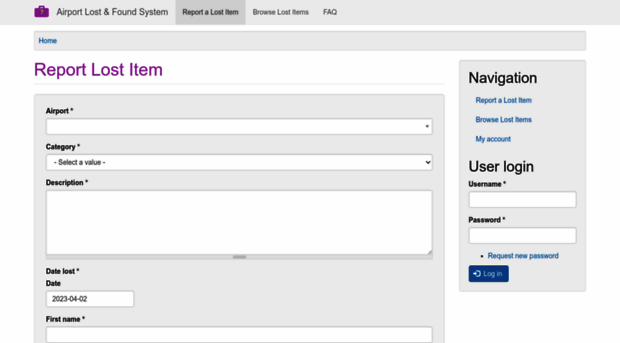 airport-lostandfound.net