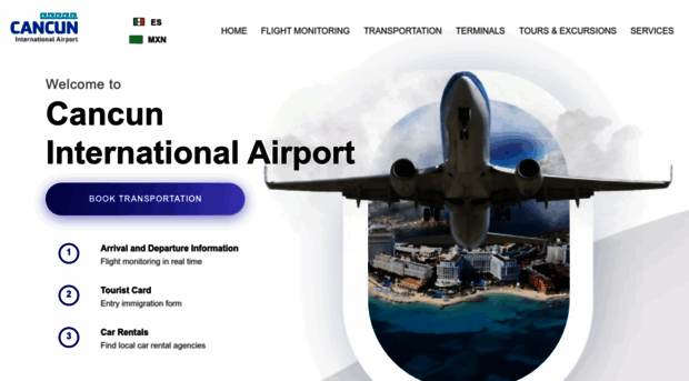 airportcancun.com