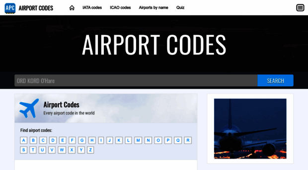 airportcodes.aero