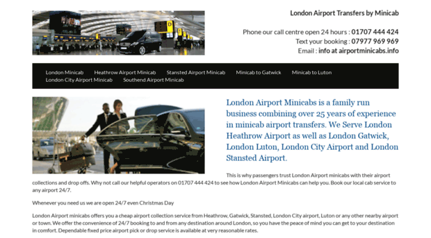 airportminicabs.info