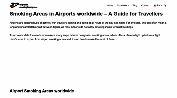 airportsmokinglounge.com