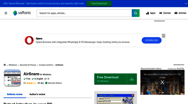 airsnare.en.softonic.com