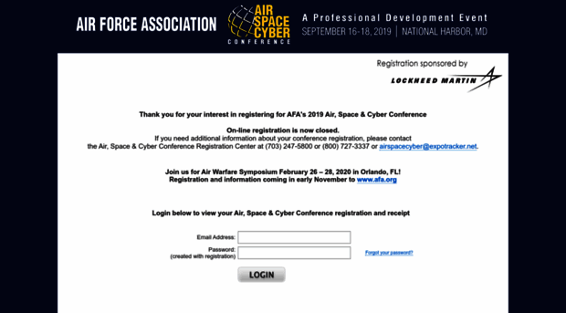 airspacecyber2019.expotracker.net