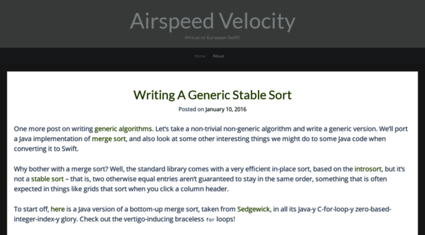 airspeedvelocity.net