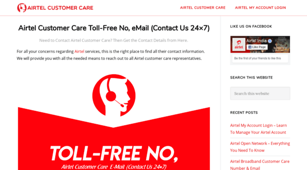 airtel-customer-care.website