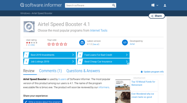 airtel-speed-booster.software.informer.com