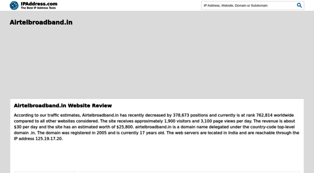 airtelbroadband.in.ipaddress.com