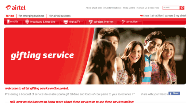 airtelgiftingservice.com