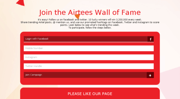 airtelwalloffame.com