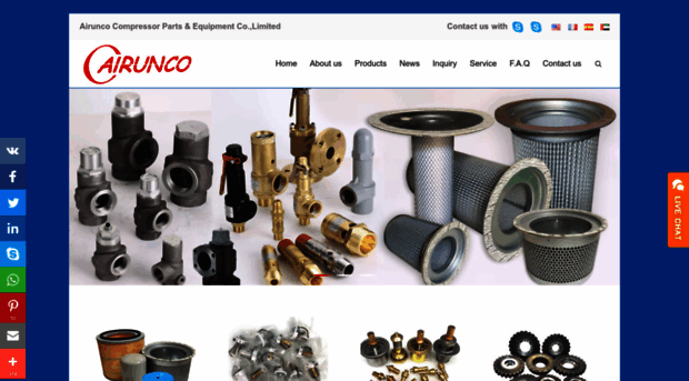 airunco-compressor-parts.com