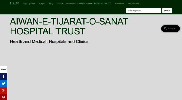 aiwanetijaratosanathospitaltrust.enic.pk