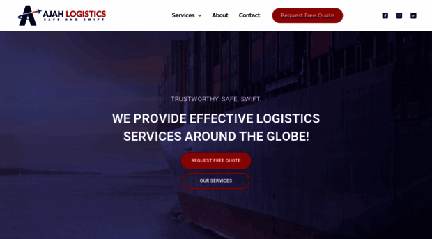 ajahlogistics.com