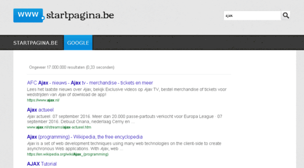 ajax.startpagina.be