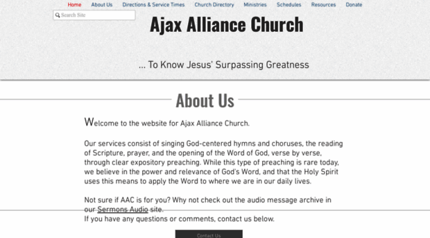 ajaxalliancechurch.com