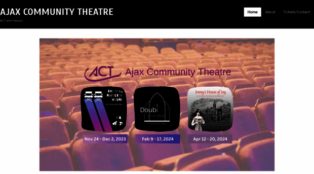 ajaxcommunitytheatre.com