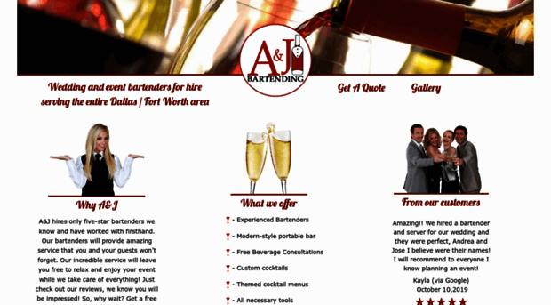 ajbartending.com