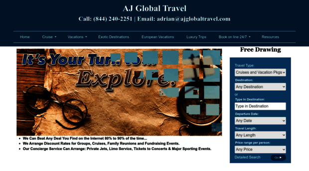 ajglobaltravel.com