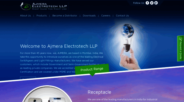 ajmeraelectrotech.com