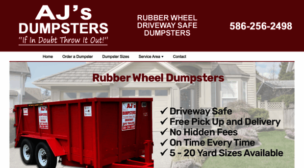 ajsdumpsterrental.net