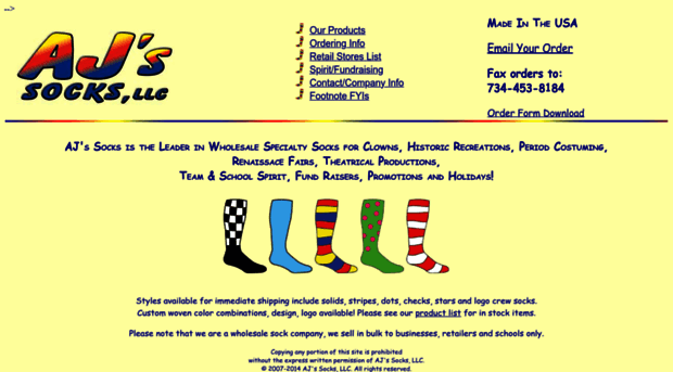 ajssocks.com