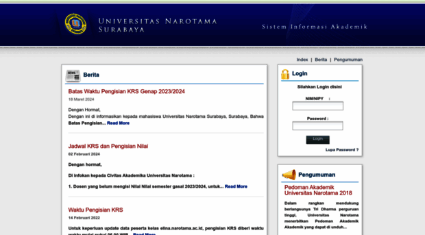 akademik.narotama.ac.id