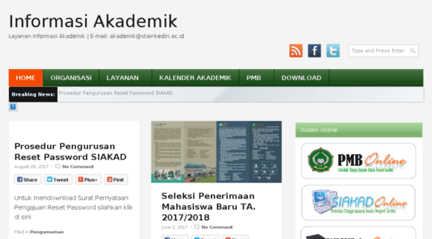 akademik.stainkediri.ac.id