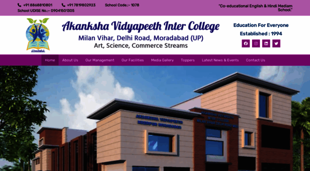 akankshavidyapeeth.com