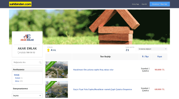 akaremlakcatalca.sahibinden.com