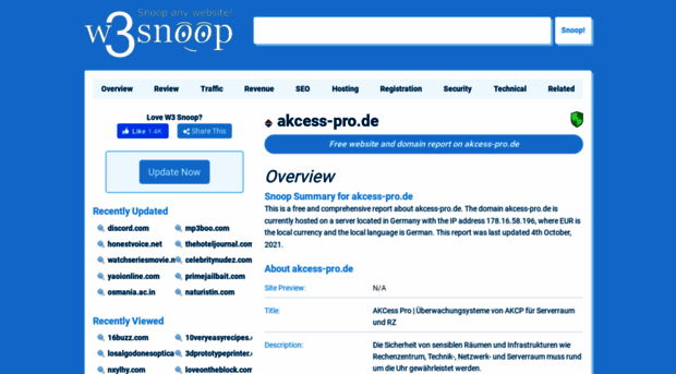 akcess-pro.de.w3snoop.com