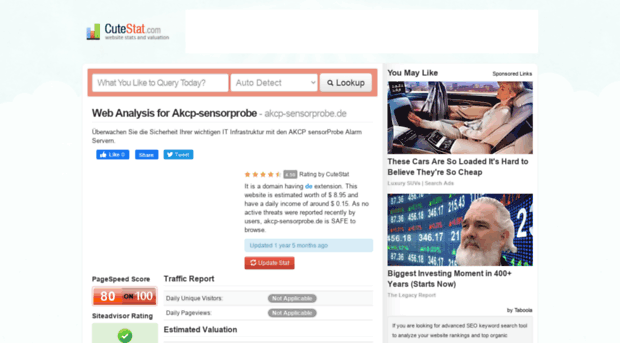akcp-sensorprobe.de.cutestat.com